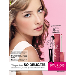 Bourjois So Delicate Lip Cream (2009): Cheeks to Lips: # 55 Fuschia Delicat 