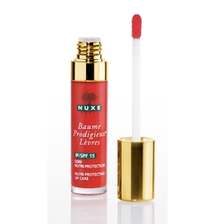 Nuxe Baume Prodigieux Levres Nutri-Protecting Lip Care Gloss Effect - SPF 15 in Charismatic Red 