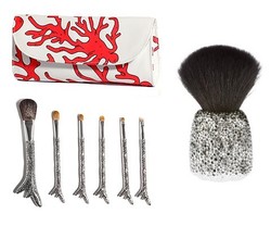 Sonia Kashuk Hidden Treasure Brush Set & Coral Reef Highlighter 
