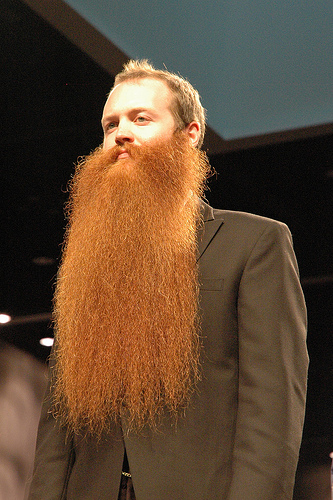 Man With Long Hair And Beard. Exciting news for men who take