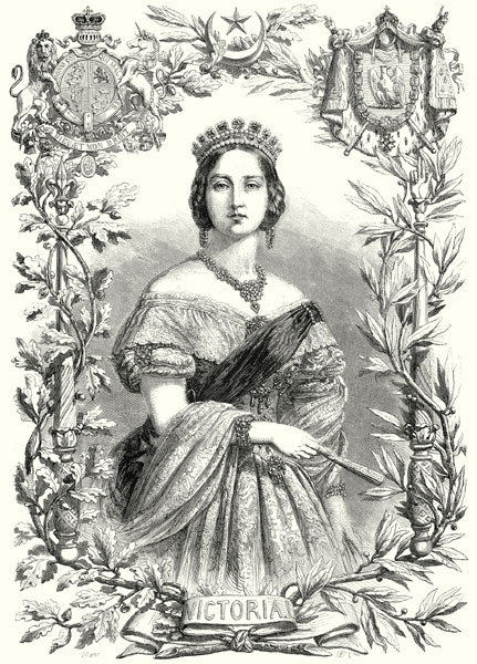 queen victoria. shape of Queen Victoria#39;s