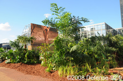 Picture of the Guerlain Jungle Decor at La Défense {Scented Images}