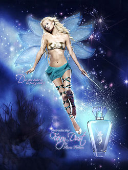 Paris Hilton Fairy Dust Ad: Pixie Trail {Perfume Images & Adverts}