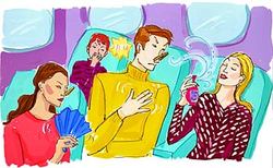 Scents on a Plane? Eau No! Or How To Prevent Aroma-Triggered Air Rage {Fragrant Reading}