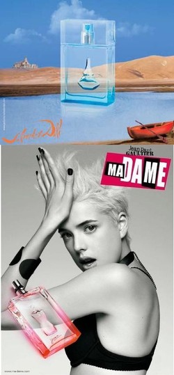Salvador Dali Sea and Sun in Cadaques & Jean Paul Gaultier Ma Dame Fraternel Twin Bottles {Scented Thoughts}