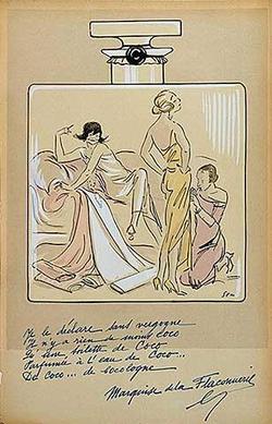 Chanel No5 Retrospective II: Sem Makes Fun of Coco Chanel {Perfume Images}