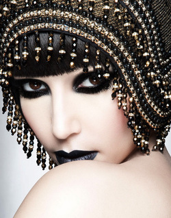 Kim Kardashian Black Vampy Makeover by Troy Jensen for YRB {Beauty Notes} {Look of the Day} {Celebrity Beauty}