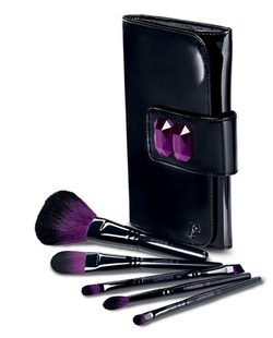 Lancome Deluxe Brush Set & Fashion Case (2009): Purple Love 
