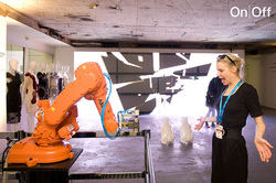 Robot Sprays Visitors with Blue Perfume {The 5th Sense in the News}