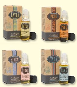 Auric Blends Naturals Layla, Pele, Siren, Tara (2009) {New Perfumes} {Green Products} 