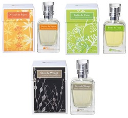 Nature et Decouvertes Nectar de Sajara, Bulle de Yuzu, Seve de Wenge (2009) {New Perfumes}