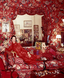 Scented Quote of the Day, from Diana Vreeland: The Lady who Loved Red and Strong Perfumes 