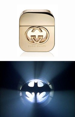 Gucci Guilty & Batman Logos Meet in New Commercial by Frank Miller {Perfume Images & Ads}