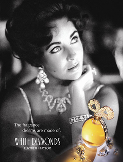 Scented Quote of the Day, about White Diamonds by Elizabeth Taylor