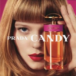 Prada Candy Fronted by Léa Seydoux of La Belle Personne (2011) {New Fragrance} {Celebrity-Endorsed Perfume}