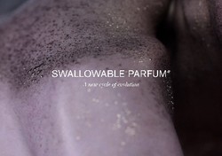 Swallowable Parfum by Lucy McRae: Your Unique Scent with Golden Drops of Sweat (2011) {New Fragrance}