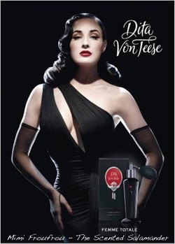 Dita Von Teese Proclaims She is a Femme Totale (2011) {New Fragrance} {Celebrity Perfume}