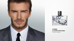 David Beckham Homme Takes Inspiration from a Fantasy Black Dahlia (2011) {New Fragrance} {Men's Cologne} {Celebrity Perfume}