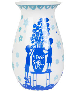Please Smell Us Flower Vase {Home Decoration}