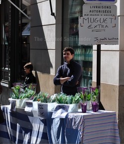 Street Style: Selling Muguet in a Cool Jumper {Fashion Notes}