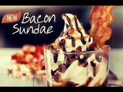 Burger King Offer New Sweet-Savory Choice of Bacon Sundae {Fragrant Recipes & Taste Notes} {Food News}