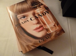 Prada go the Whole Nine Yards with Perfume Book for New Candy l'Eau {Perfume Images & Ads}