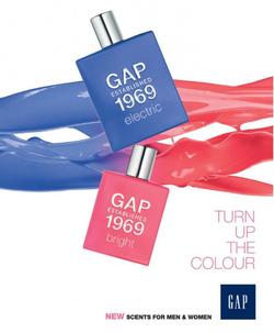 Gap Established 1969 Electric & Bright (2013) {New Fragrances} {Men's Cologne} {Perfume Images & Ads}