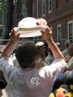 Men with Flowers II - A Hat for Two, or Three {Paris Photo} {Fashion Notes}