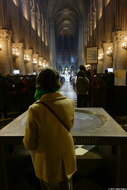 End of Sunday Mass at Notre Dame de Paris {Paris Photo}