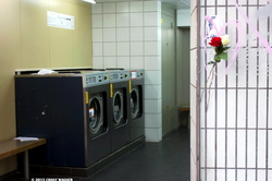 Bullet Holes at the Laundromat - Impacts de balles au Lavratonic - 130 Street Photographies after the Paris Attacks {Paris Street Photo}