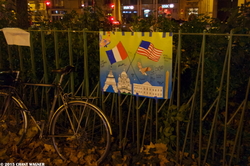 French-American Friendship - L'amitié franco-américaine - 130 Street Photographies after the Paris Attacks {Paris Street Photo}
