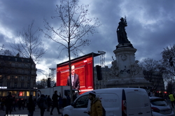 Place de la République January 9, 2016 - Place de la République le 9 janvier 2016 - 130 Street Photographies after the Paris Attacks {Paris Street Photo}