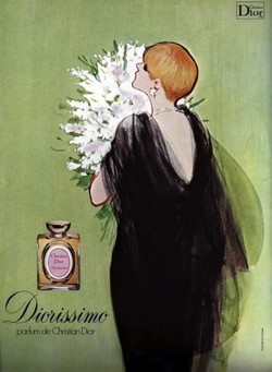 Christian Dior Diorissimo (1956 / 2009) ≈ Strange Reformulation, or The Spirit of Jasmine Takes Over That of Muguet: Transition Phase, Latest Version {Perfume Review} 