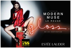 Exclusive Sneak Peek: Modern Muse Le Rouge Gloss is Fronted by an Electric Kendall Jenner (2016) {New Perfume} {Celebrity Fragrance} {Perfume Images & Ads}