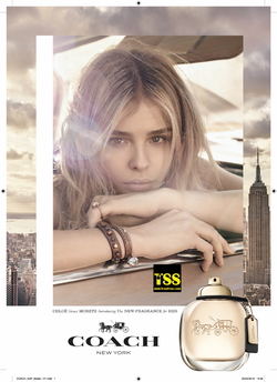 New Coach Eau de Parfum is Fronted by Chloe Moretz (2016/2017) {New Fragrance}{Perfume Images & Ads} 