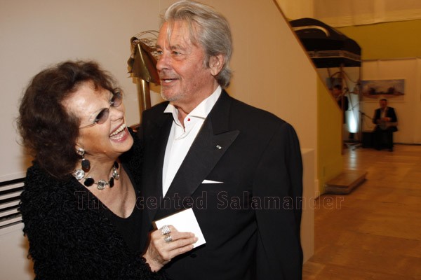 Alain Delon and Claudia Cardinale April 2009