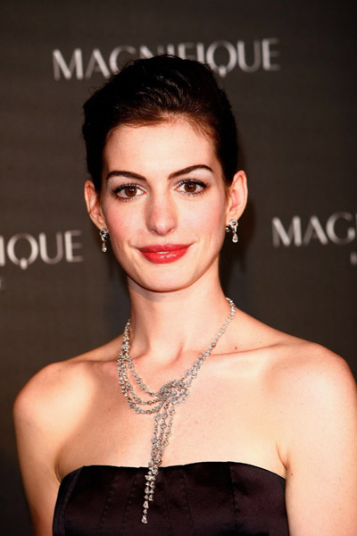 Anne Hathaway at the Magnifique launch party