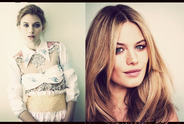 Imogen Poots and French actress and model Camille Rowe Pourcheresse