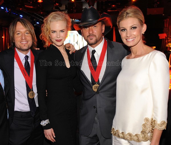 From left to right Keith Urban Nicole Kidman Tim McGraw Faith Hill on 