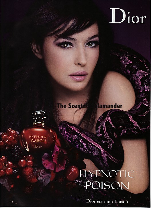 The new ad for Dior Hypnotic Poison with actress Monica Bellucci