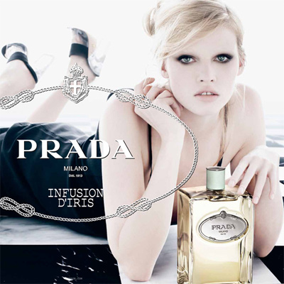 Prada Infusion d'Iris Eau de Toilette (2010): Fronted by Lara