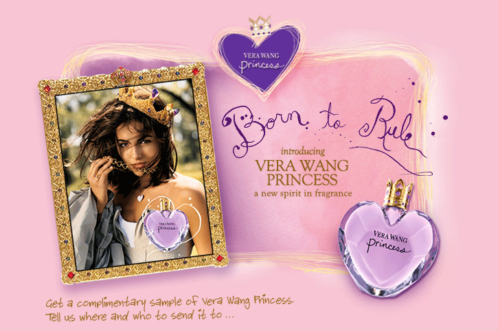vera wang princess perfume ad. Vera Wang Princess perfume